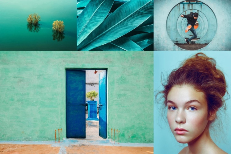 Br24 Shutterstock Color Trends 2020: Pictures in the trend colour Aqua Menthe