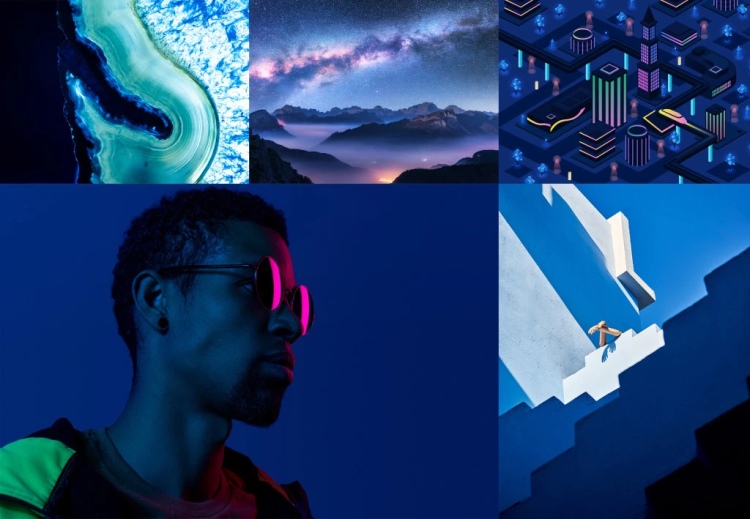 Br24 Shutterstock Farbtrends 2020: Bilder in der Trendfarbe Phantom Blue