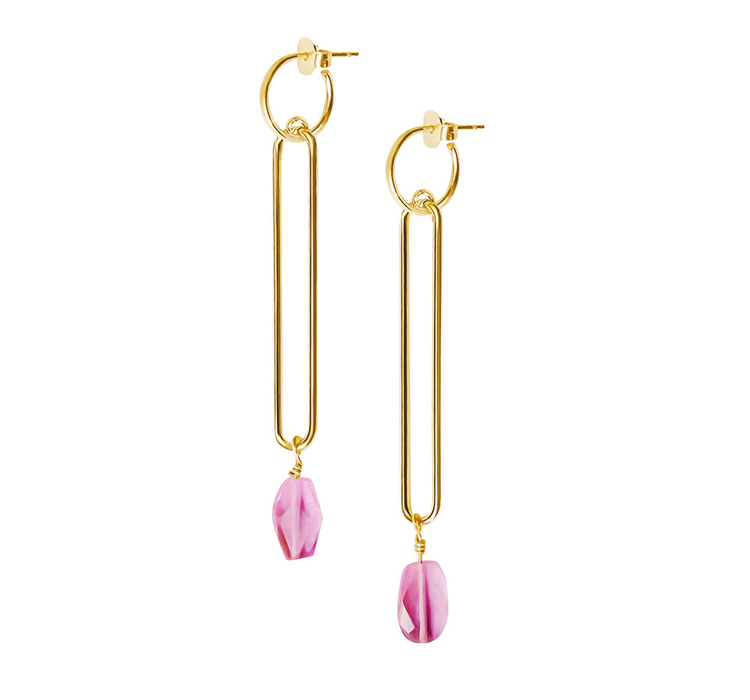 Br24 Product Retouch: A pair of earrings after product retouching