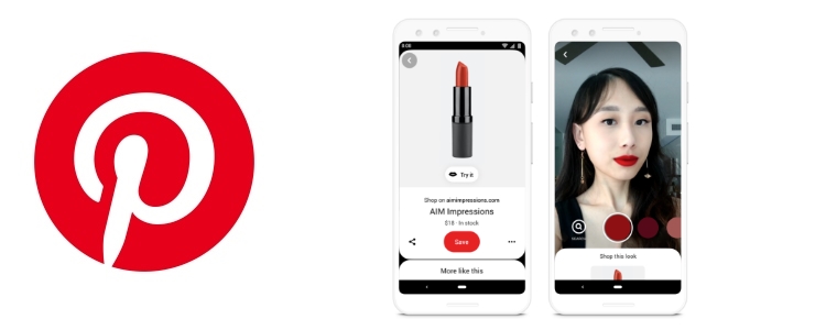 Pinterest startet AR-gestütztes Make-up-Feature ‘Try On’