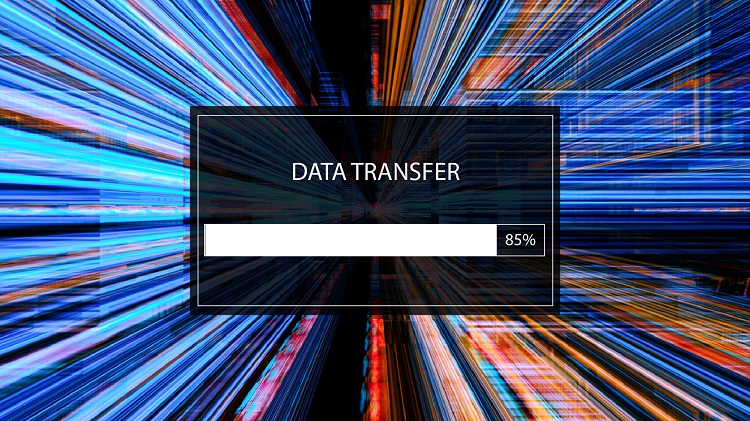 Br24: Graphic data transfer with loading bar / Grafik Datentransfer mit Ladebalken